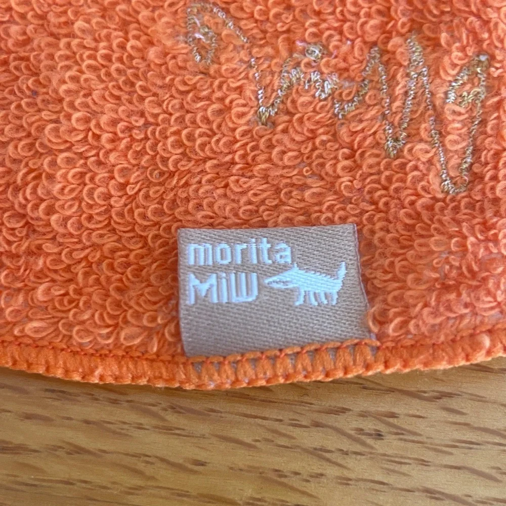 Mermaid w/Waves Embroidered Wash Cloth Japan New w/tags 🇯🇵